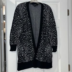 Lane Bryant Leopard Print Long Cardigan Size 18/20